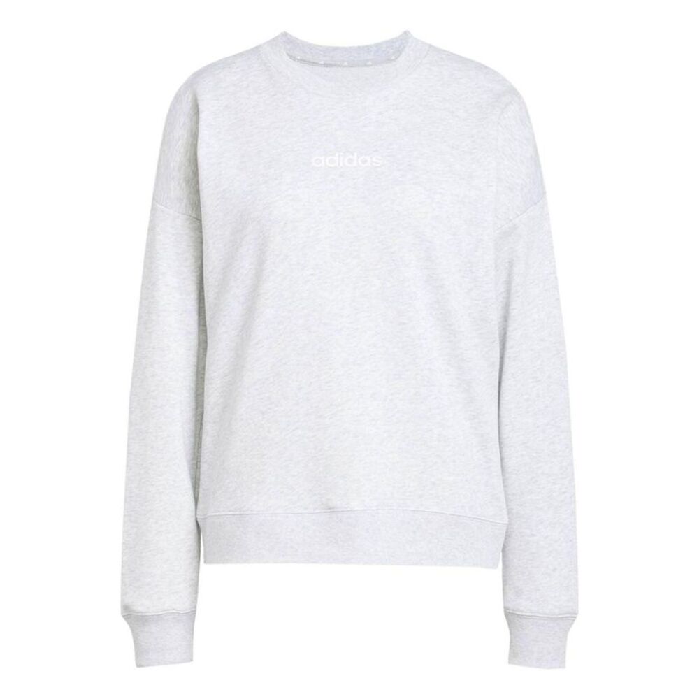 Adidas Womens/Ladies Woodmark Logo Sweatshirt / Light Grey Heather